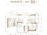 天益城2期_2室2厅2卫 建面90平米