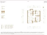 保利城_2室2厅1卫 建面85平米