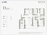 奥体建设云尚紫薇_5室2厅3卫 建面223平米