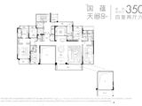 黑牡丹嘉宏国色风华_4室2厅6卫 建面350平米