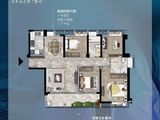 中铁城江督府二期江上_4室2厅2卫 建面120平米