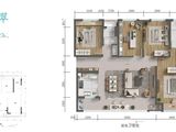 保亿中央润园_4室2厅2卫 建面123平米