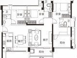 恒大锦苑_3室3厅2卫 建面118平米