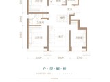 金地保利和锦华宸_3室2厅2卫 建面95平米